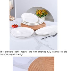 Services de table en céramique européenne blanche brillante à bord doré pour hôtels et restaurants - Durables, compatibles lave-vaisselle, plusieurs configurations - Product Image 6