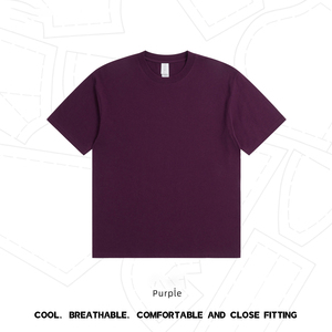 เสื้อยืดคอกลมแขนสั้นผ้าฝ้ายแท้ 180 กรัม ปักโลโก้ตามสั่ง OEM สำหรับผู้ชาย สีพื้น แบบยูนิเซ็กส์ สไตล์วัฒนธรรม - Product Image 5