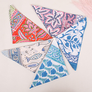 Lot de bandanas en coton tendance multicolores, foulards carrés, bracelets sportifs, bandeaux pour cheveux, couvre-chefs, cravates promotionnelles - Product Image 4