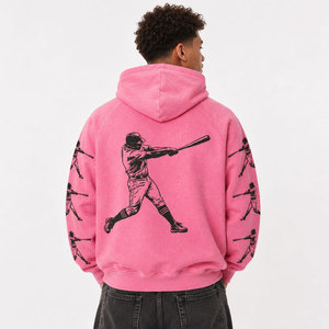 <b>Sun</b> Faded Unisex Oversized Hooded Sweatshirt Cotton Fleece Casual Winter Digital Printing Streetwear Yellow Hoodie - Product Image 6