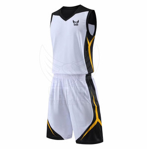 Uniforme de Baloncesto Deportivo de Último Diseño, Impresión de Logotipo Personalizado, Uniforme de Baloncesto de Color Sólido - Product Image 3