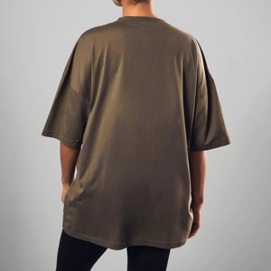 Camisetas Casuales Extra Grandes para Mujer, Transpirables, Antiarrugas, Personalizables, de Alta Calidad, con Spandex/Poliéster, Manga Tres Cuartos Larga - Product Image 6