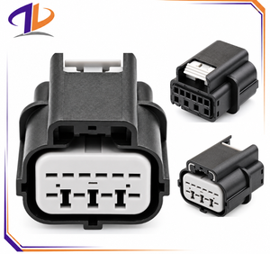 13775368 Conector de cableado eléctrico automotriz compatible de 10 pines macho/hembra de cobre con carcasa de nailon - Product Image 1