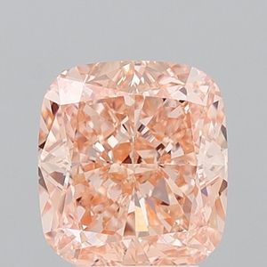 4.01Ct Cushion Cut Lab Grown Diamond Fancy Intense <b>Pink</b> Orange VS1 IGI Certified CVD Loose Diamond Wholesale for Jewelry Making - Product Image 1