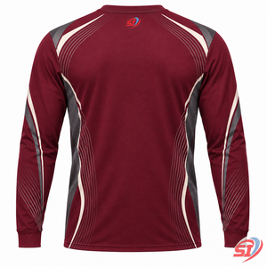 Men’s Quick Dry Long Sleeve Sports T <b>Shirt</b> Custom Moisture Wicking Running Top - Product Image 2