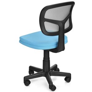 Sedia da Scrivania Senza Braccioli con Regolazione in Altezza, Rete Traspirante e Braccioli Regolabili per Casa, Ufficio, Camera da Letto, Supermercato - Product Image 5