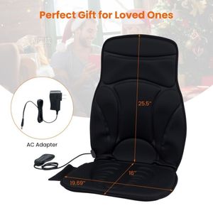 Coussin de siège chauffant pour massage du dos, pour soulager la douleur - Product Image 6