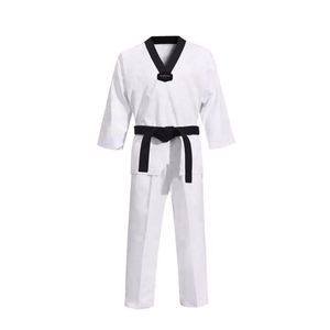 Uniforme Profesional de Taekwondo Dobok, Traje de Entrenamiento de Artes Marciales Ligero para Adultos, Tejido Transpirable y Duradero, Servicio OEM - Product Image 3