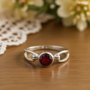 แหวนโกเมนเนื้อดี 1.8 กรัม - Product Image 3