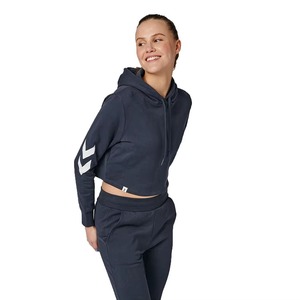 New Style OEM Service <b>Women's</b> Crop <b>Top</b> Hoodie Casual Custom Logo Printing High Quality 3D Embroidery 100% Cotton Fleece - Product Image 5