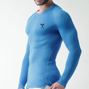 Chemises de compression en tissu sergé haute performance pour l'entraînement et la course à pied, tissu doux, extensible, anti-rides, léger - Product Image 3