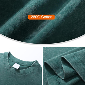 Camiseta de Manga Corta Verde para Hombre, Cuello Redondo, Corte Regular, Estampado de Letras Informal, 100% Algodón Jersey - Product Image 6
