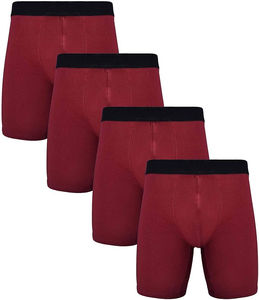 Nouvelle conception, logo personnalisé brodé, sous-vêtements pour hommes de couleur unie, sous-vêtements de sport pour la course à pied, sous-vêtements respirants pour hommes - Product Image 1