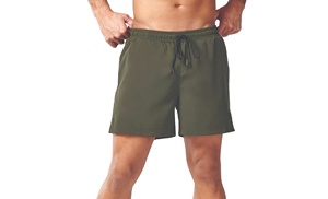 Pantalones Cortos Casuales de Lana Peinada con Cintura Elástica para Hombre, Servicio OEM, Alta Calidad, Precio Razonable, Logotipo Personalizado, Talla Personalizada - Product Image 2