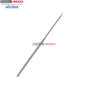 เครื่องมือสแตนเลสแบบใช้มือ ขนาดเล็ก # สายรัดหูแบบยืดหยุ่นสำหรับการผ่าตัดทั่วไป ขนาด 1.2 มม. x 3 มม. ยาว 16 ซม. สวมใส่สบาย กระชับพอดี - Product Image 5