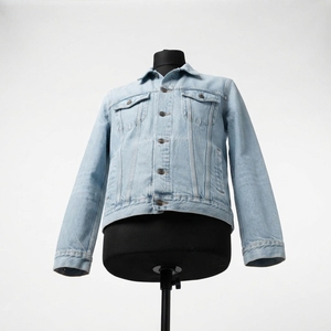 Professional Regular Fit Men's Winter Denim Hooded Jacket <b>Stand</b> Collar Front Casual Outdoor Breathable Customizable 100% Cotton - Product Image 6