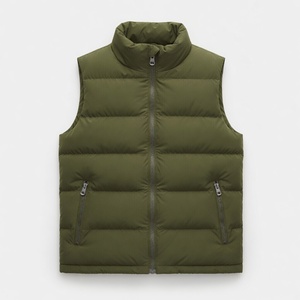 Chaleco Acolchado Grueso sin Mangas para Hombre con Logotipo Personalizado, Alta Calidad, Venta al por Mayor, 100% Poliéster, Tallas Grandes, Informal, Tejido, Invierno, 1 Pieza - Product Image 1