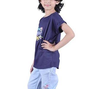 Camiseta para niñas, top de punto suave con una silueta femenina para un estilo informal y elegante, comodidad para jugar y fácil de llevar a diario - Product Image 4