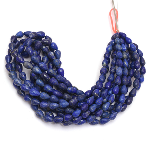 Lapislázuli 5x8mm-7x10mm, cuentas de lágrima briolette, lapislázuli azul natural, piedra semipreciosa facetada, cuentas sueltas en forma de gota para joyería. - Product Image 5