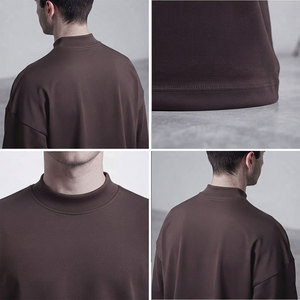 Oversized Crew Neckline Streetwear Gym T-<b>Shirt</b> Short Sleeve <b>100</b>% <b>Polyester</b> Breathable Eco-Friendly Indoor Outdoor Formal Casual - Product Image 6