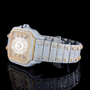 Reloj de Diamantes Moissanite de Lujo de 41 mm, Nuevo, de la Mejor Calidad, Estilo Hip Hop, Movimiento Mecánico ETA con Acabado de Lujo, Cantidad al por Mayor - Product Image 4