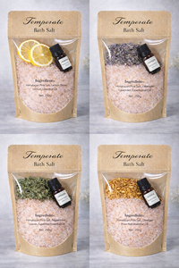 Sal de Baño Natural del Himalaya Whisper Salt con Aceite Esencial de Rosas, Aromaterapia Corporal, Alivio Muscular, Hidratante, Personalizable - Product Image 5