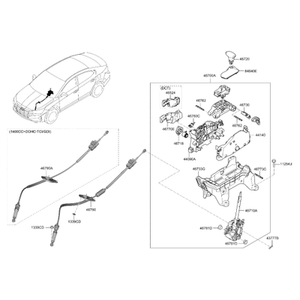 อะไหล่รถยนต์และรถบรรทุกอื่นๆ สำหรับ Elantra รุ่นใหม่ 46700F2210 - Product Image 2