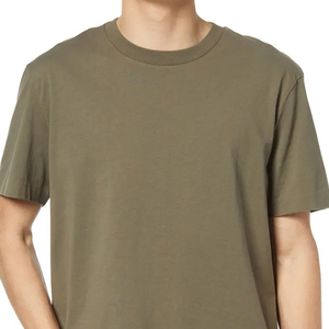 Camiseta de Algodón Peinado de Lujo para Hombre, Tallas Grandes, Manga Corta, con Letra Bordada en la Parte Delantera, 100% Calidad de Exportación, Transpirable, Formal - Product Image 5