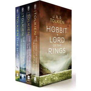El Hobbit y El Señor de los Anillos, Set en Caja del Autor J R R Tolkien, Impresión de Libro Personalizado con Tapa Blanda - Product Image 1