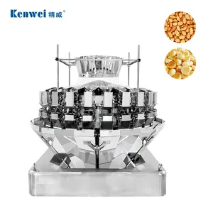 Automatic Three Layers Multihead Weigher With 24 Heads Packaging Machines For weighing Candy Pistachio