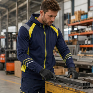OEM ODM Wholesale Price Working Safety Wear Men's Reflective Safety Hoodie for Sale <b>Hi</b> <b>Vis</b> Safety <b>Jackets</b> - Product Image 6