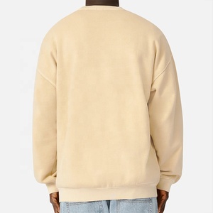 Sweat-shirt à col rond personnalisé de haute qualité avec logo sublimé, 100% polyester, sweat-shirts pour hommes surdimensionnés, vente en gros - Product Image 4