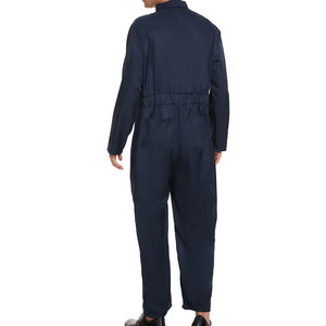 Combinaison de sécurité ignifuge pour hommes |   Uniforme de travail à manches longues orange |   Polyester et coton personnalisables - Product Image 2