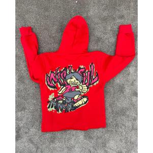 Sweat-shirt à capuche zippé surdimensionné pour homme, chaud et épais, de haute qualité, pour l'hiver - Product Image 2