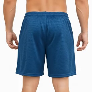 Pantalones cortos deportivos de malla ligera para hombre, poliéster transpirable, pantalones cortos para correr, precio al por mayor - Product Image 2