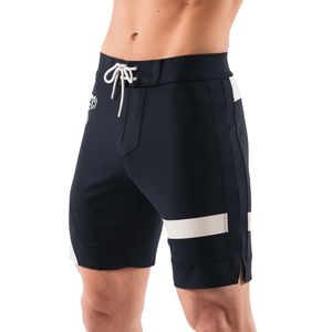 Shorts de bain pour hommes Aztec à séchage rapide, extensibles, design color block athlétique pour le surf, la plage, la natation, les sports nautiques OEM ODM - Product Image 3