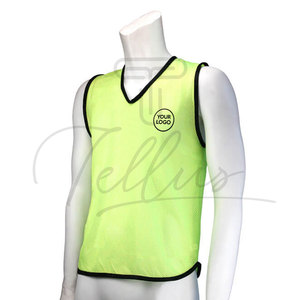 Best Selling Soccer Vest Mesh <b>Training</b> <b>Bibs</b> Reversible Breathable Quick Dry Short Sleeve Sports Cheap Price - Product Image 3