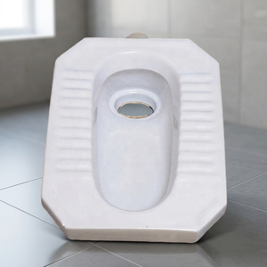 Hot Selling Indian Style <b>Ceramic</b> Sanitary Ware MD Squatting <b>Pan</b> Toilet WC Floor Mount Export Quality White - Product Image 1