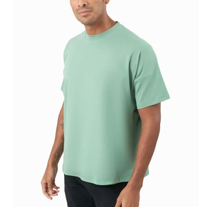 T-shirts pour hommes surdimensionnés avec logo personnalisé et design imprimé - Légers, 100% coton, respirants, de haute qualité, décontractés - Product Image 2