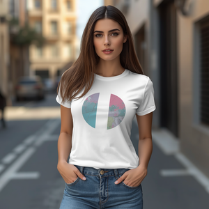 เสื้อยืดคอกลมผู้หญิง ผ้าฝ้าย แขนสั้น คอกลม แบบพื้นฐาน พร้อมบริการ OEM ODM ปรับแต่งได้ - Product Image 1