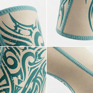 Genouillères en néoprène imprimées élégantes et résistantes à l'abrasion, tissage extensible multidirectionnel, protection antidérapante pour les genoux - Product Image 3