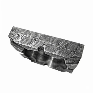 Cendrier de bureau carré en acier Damas fait main, motif unique, décoration moderne minimaliste pour la maison, accessoire pour fumeurs, cadeau - Product Image 2