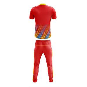 Nouvel uniforme de cricket à manches courtes en sublimation pour équipe, taille plus, kit personnalisé, t-shirt et pantalon - Product Image 4
