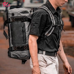 Pakistan Made Waterproof Custom Logo Zipper Duffel Bags Premium Quality Polyester Made Duffel Sports Gym Bag For Sale - Product Image 6