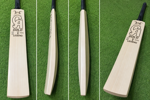 Bate de Cricket y Béisbol de Mimbre Inglés al por Mayor, Ligero, con Punta de Acero, Embalaje Personalizado, Blanco, para Entrenamiento y Partidos - Product Image 1