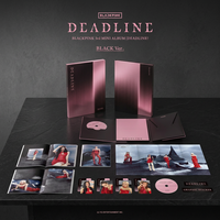 [Album Coréen Officiel 100%] BLACK&PINK-3ème MINI ALBUM [DEADLINE] (Version BLACK) Album K-POP en papier pour tous les âges
