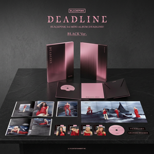 [Álbum Coreano Oficial 100%] BLACK&PINK - 3er MINI ÁLBUM [DEADLINE] (Versión BLACK) Álbum de K-POP - Product Image 4