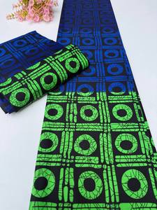 Wholesale South African Wax Print 100% Cotton Fabric Bold Pattern for Clothing Craft Accessories Market - Product Image 6
