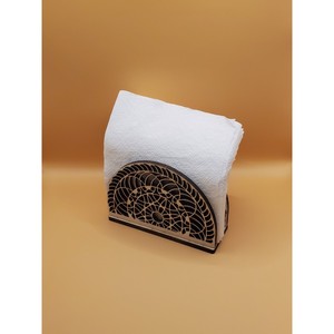 Wooden Tissue Box Cover Set With Laser Cut Pattern Modern Design Handmade Decorative <b>Stand</b> - Product Image 2