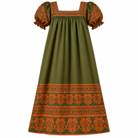 Robe Mumu Micronésienne Polynésienne pour Femmes Grande Taille, Personnalisable, Respirante, Écologique, Impression par Sublimation, Haute Qualité